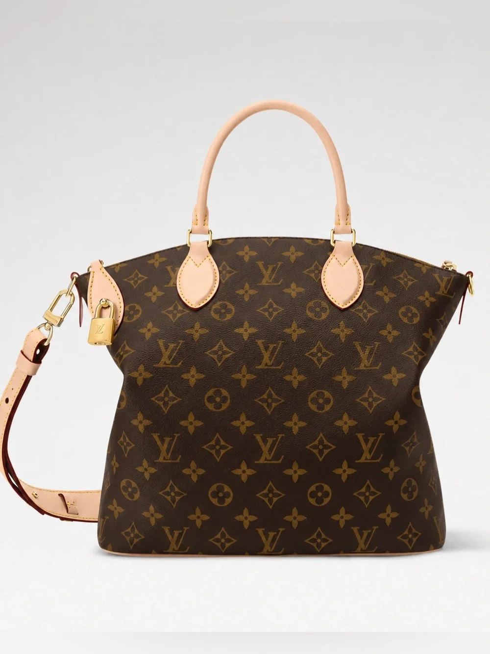 Louis Vuitton Neo Lockit MM  Brown Monogram Canvas Tote